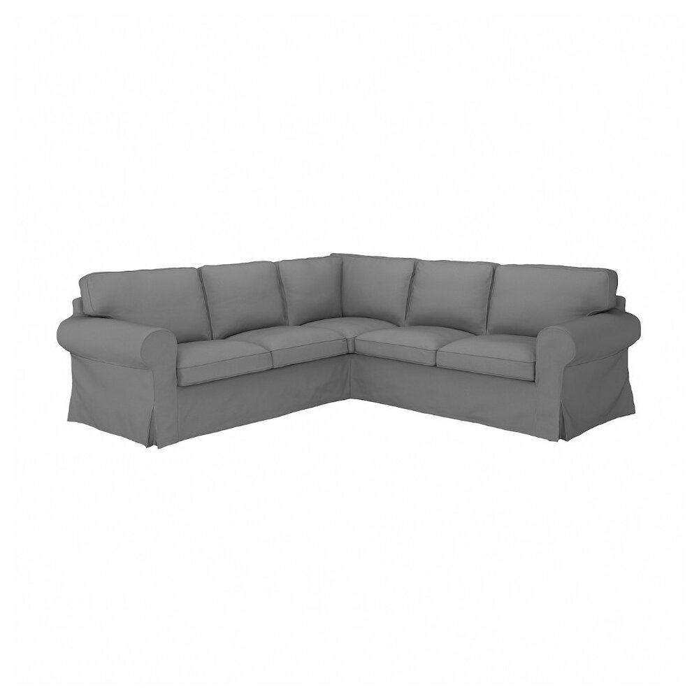 New ! IKEA UPPLAND Cover For Sectional 4-seat Remmarn Light Gray 504.727.14